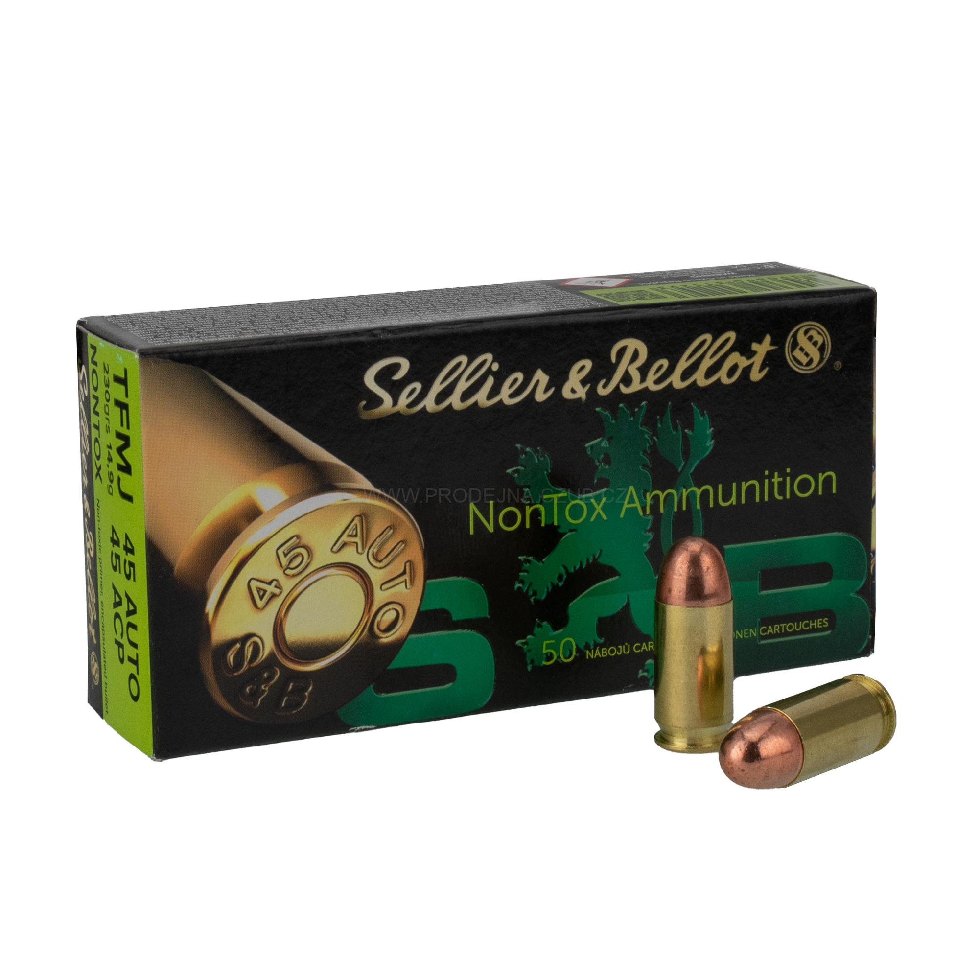 Náboje Sellier & Bellot 45 ACP TFMJ 14,9g