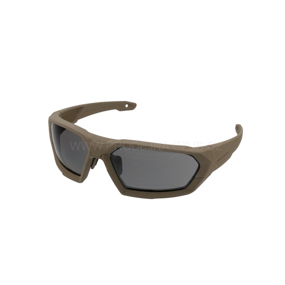 Střelecké brýle Revision Shadow Strike TAN Yellow, Clear & Smoke