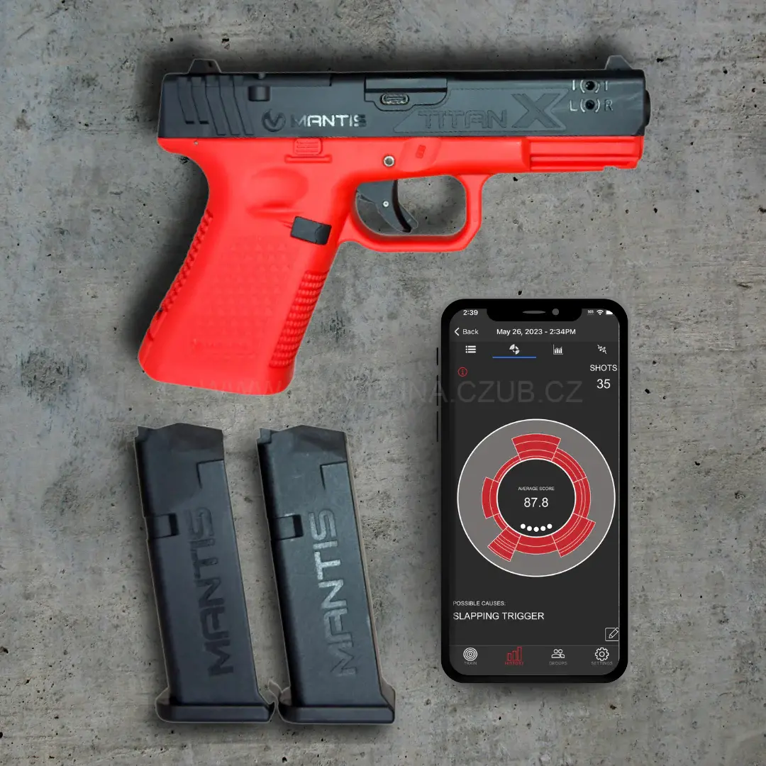 TitanX – inteligentní laserová tréninková pistole Glock 45