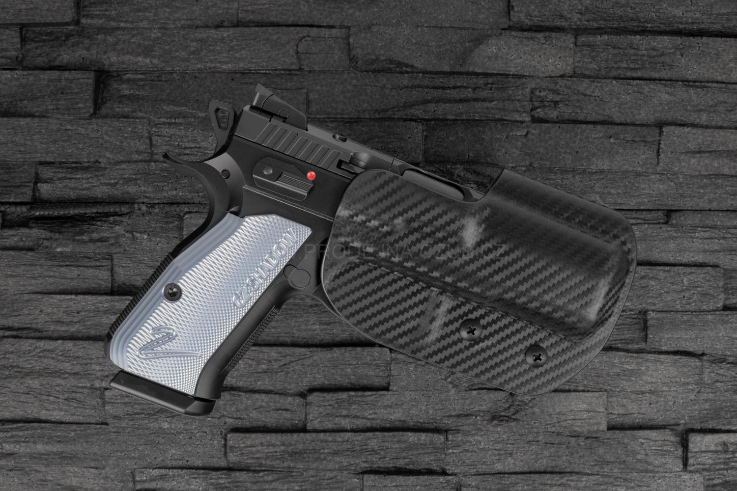 IPSC sportovní kydexové pouzdro pro CZ Shadow 2 Compact barva carbon/šedá 