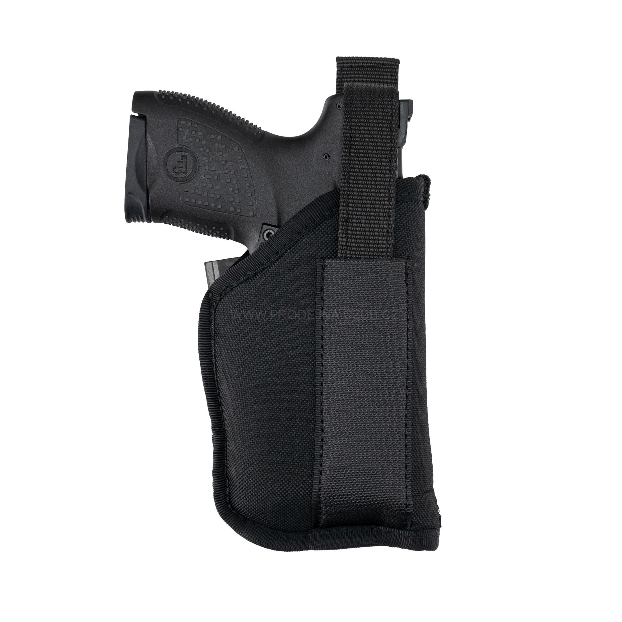 Vnější nylonové pouzdro DASTA pro CZ P-10M, Glock 43/43X se svítilnou 704 pravé