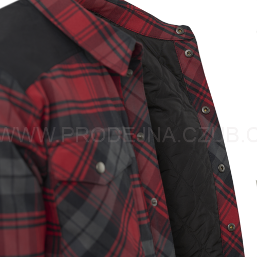 Zimní košile Helikon Warden - Slate Crimson Plaid