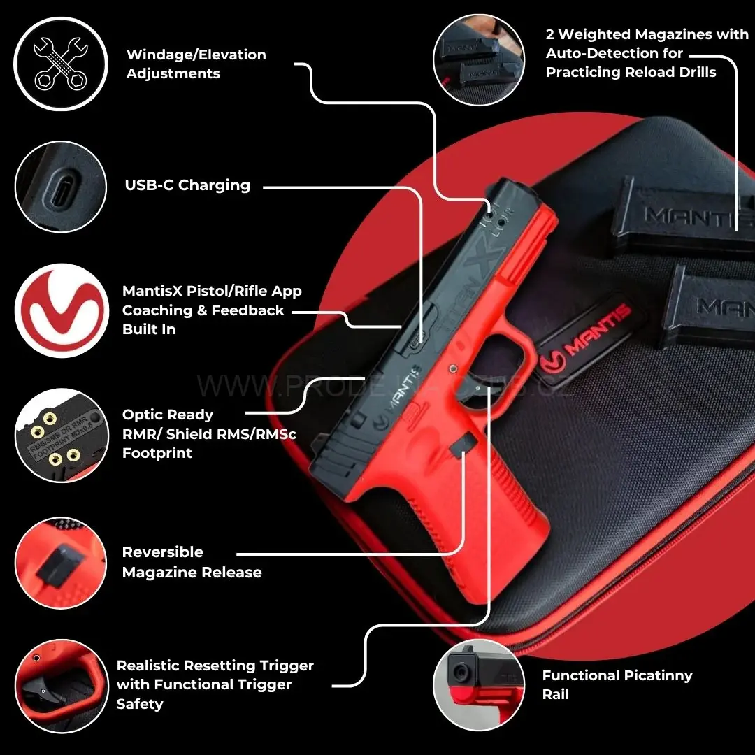 TitanX – inteligentní laserová tréninková pistole Glock 45
