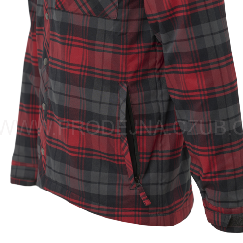 Zimní košile Helikon Warden - Slate Crimson Plaid
