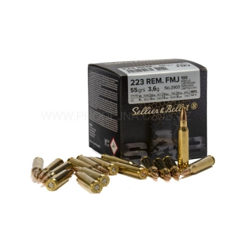 Náboje Sellier & Bellot .223 Rem. FMJ 4,5g