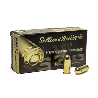 Náboje Sellier & Bellot 9mm Makarov FMJ 6,1g