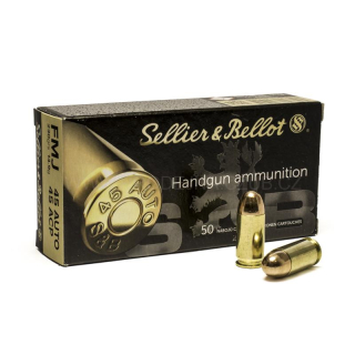 Náboje Sellier & Bellot 45 ACP FMJ 14,9g