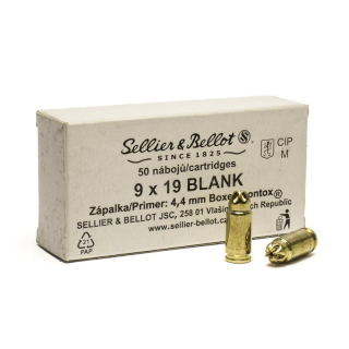 Náboje Sellier & Bellot 9mm Luger BLANK