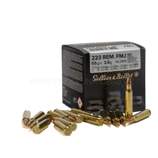 Náboje Sellier & Bellot .223 Rem. FMJ 3,6g