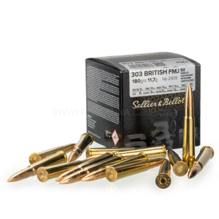 Náboje Sellier & Bellot 303 British FMJ 11,7g