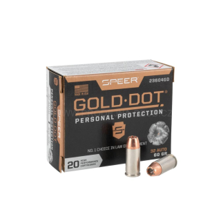Náboje Speer 7,65 Brow. Gold Dot Personal Protection JHP 3,9g
