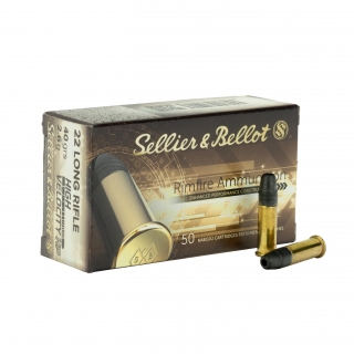 Náboje Sellier & Bellot .22LR HV HP 2,60g