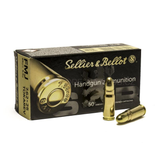 Náboje Sellier & Bellot 7,62x25 Tokarev 5,5g