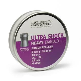 Diabolo JSB Ultra Shock Heavy 4,5mm