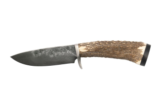 Nůž HORSKÝ - damašek, paroh