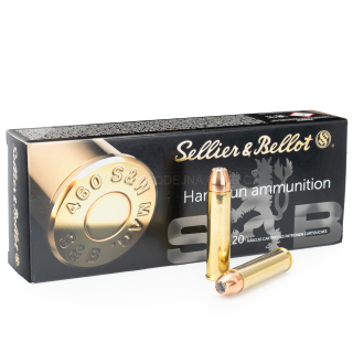 Náboje Sellier & Bellot 460 S&W MAG. JHP 16,5g