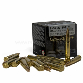 Náboje Sellier & Bellot 8x57 JS FMJ 12,7g